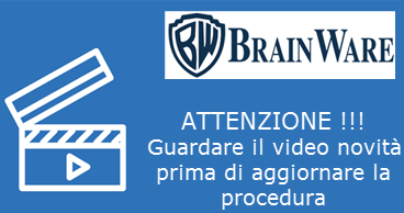 ATTENZIONE !!!
Guardare il video novit prima di aggiornare la procedura